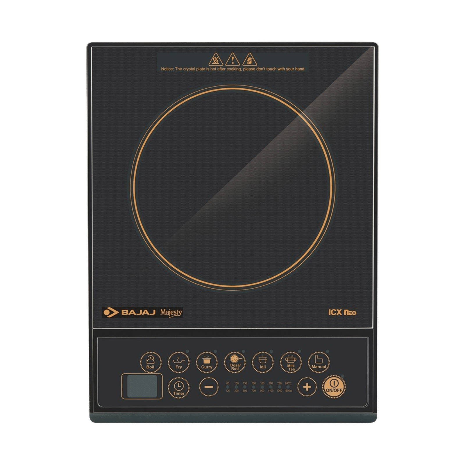 Buy Croma 1200W Induction Cooktop with 7 Preset Menus Online - Croma