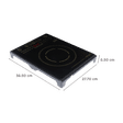 Croma 2000W Induction Cooktop with 5 Preset Menus_2