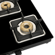 Faber Remo XL 4BB Glass Top 4 Burner Manual Gas Stove (MS Power Coated Pan Support, Black)_4
