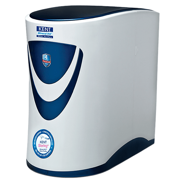 KENT Sterling Plus 6L RO + UV + UF + TDS Under the Sink Water Purifier with Multiple Purification Process (White & Blue)_1