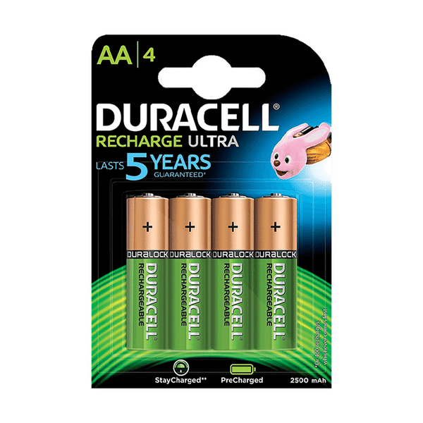 DURACELL Recharge Plus 2500 mAh Ni-MH AA Rechargeable Battery (Pack of 4)_1