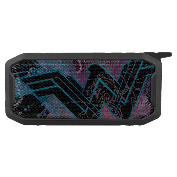 macmerise Wonder Woman Splash 6W Portable Bluetooth Speaker (IPX7 Water Resistant, TWS Compatibility, 5.1 Channel, Multicolor)_1