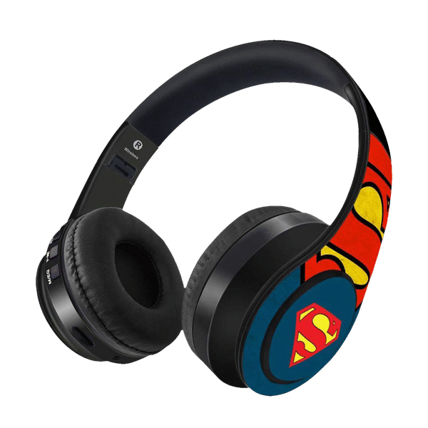 macmerise Overload Superman - Decibel SODCIBLDC4250 Bluetooth Headset with Mic (Passive Noise Cancellation, On Ear, Multicolor)_1