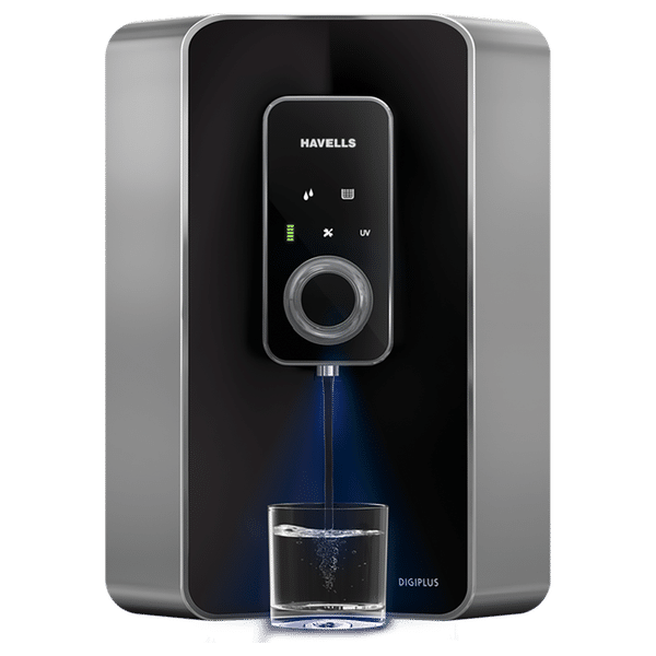 HAVELLS Digiplus 6L RO + UV Water Purifier with 7 Stage Purification (Black/Silver)_1