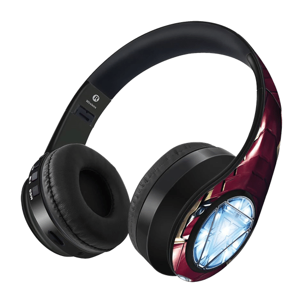 macmerise Suit up Ironman - Decibel SODCIBLMM1898 Bluetooth Headset with Mic (Passive Noise Cancellation, On Ear, Multicolor)_1