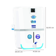 KENT Prime Plus 9L RO + UV + UF + UV-in-tank + TDS Water Purifier with Digital Purity Display and Zero Water Wastage (White)_2
