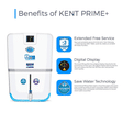 KENT Prime Plus 9L RO + UV + UF + UV-in-tank + TDS Water Purifier with Digital Purity Display and Zero Water Wastage (White)_4