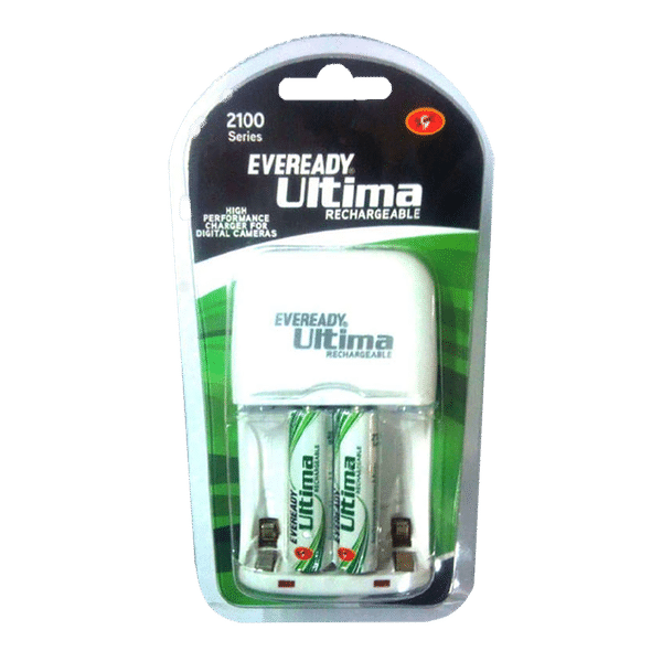 EVEREADY 2100 Series Ultima Camera Battery Charger Combo (4-Ports, High Performance)_1