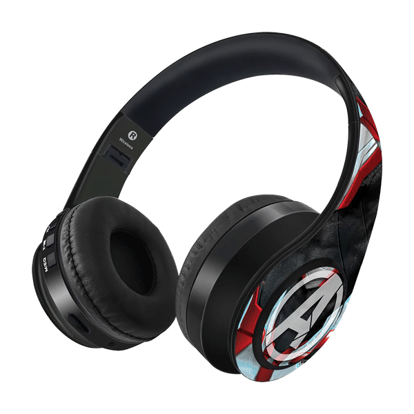 macmerise Endgame Suit Avengers - Decibel SODCIBLMM4498 Bluetooth Headset with Mic (Passive Noise Cancellation, On Ear, Multicolor)_1