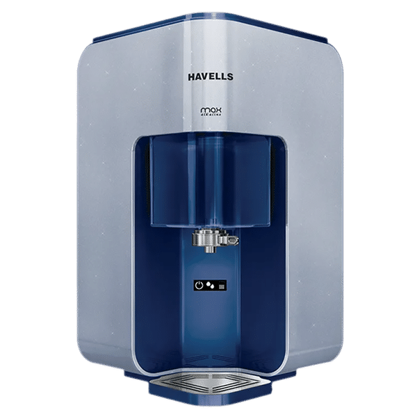 HAVELLS Max Alkaline 7L RO + UV Water Purifier with 8 Stage Purification (Sparkling White/Blue)_1