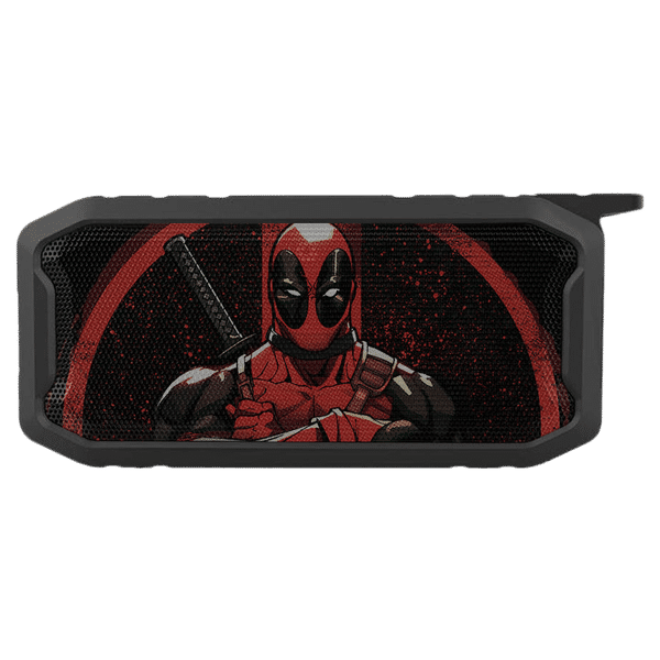 macmerise Deadpool Stance 6W Portable Bluetooth Speaker (IPX7 Water Resistant, TWS Compatibility, 2.1 Channel, Multicolor)_1