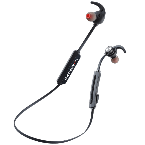 LUMIFORD XploriaHD XP10 Pro Neckband with Noise Cancellation (IPX7 Waterproof & Sweatproof, Dual Pairing Technology, Black)_1
