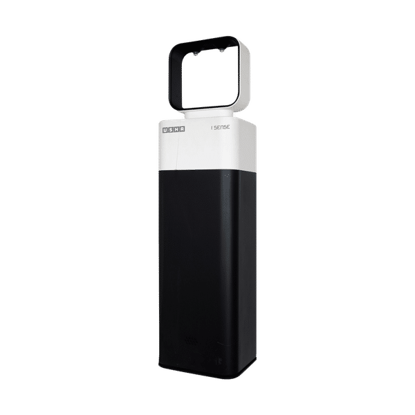 USHA i-Sense Cold & Hot Front Load Water Dispenser with Storage Cabinet (White/Black)_1