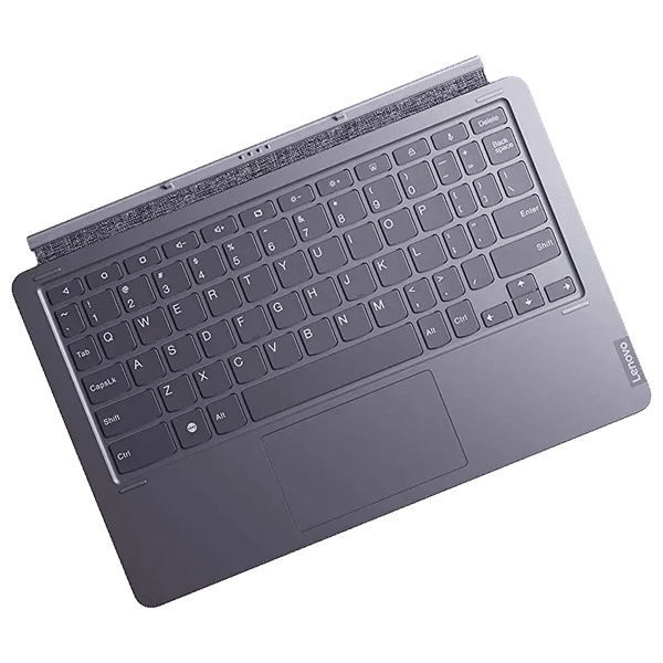 Lenovo Wireless Keyboard with Touchpad (Built-in Kickstand, Grey)_1