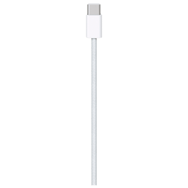 Apple USB 3.2 Type C to USB 3.2 Type C Charging Cable (Woven Design, White)_1