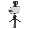 RODE VLOGVMML Vlogger Kit for Mobile with Mic (Directional Sound Pickup, Black)_1