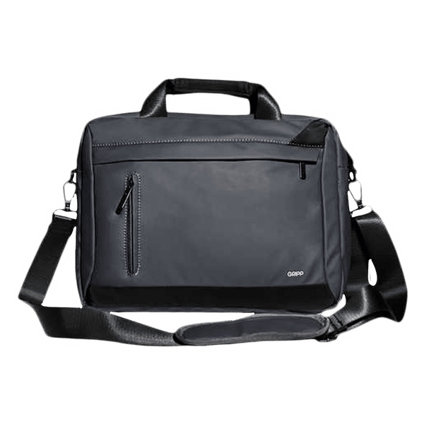 GRIPP Ribana Nylon Laptop Sling Bag for 13.3 & 14 Inch Laptop (3 Layers Protection, Grey)_1