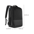 DELL Pro Slim Fibre Laptop Backpack for 15 Inch Laptop (Water Resistant Protective Coating, Black)_3
