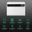 LG 4 in 1 Convertible 1.5 Ton 3 Star Inverter Window AC with HD Filter (Copper Condenser, RW-Q18WUXA.ANLG)_2