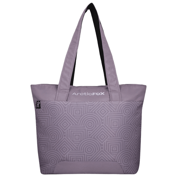 Arctic Fox Lattice Polyester Laptop Tote Bag for 14 Inch Laptop (16 L, Water Repellent Fabric, Sea Fog)_1