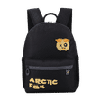 Arctic Fox Puff 14 Litres Polyester and Fabric Backpack (Webbing Handle, FMIBPKBLKWW107014, Black)_1