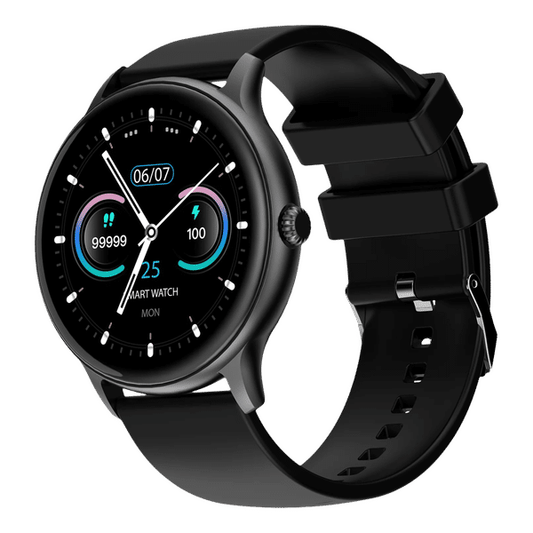 FIRE-BOLTT Hurricane Pro Smartwatch With Activity Tracker (35.3mm HD Display, IP67 Water Resistant, Black Strap)_1