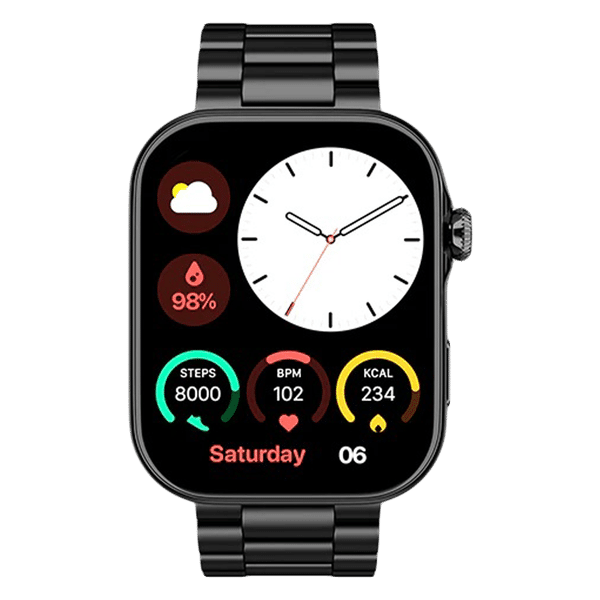 noise ColorFit Ultra 3 Smartwatch with Bluetooth Calling (49mm AMOLED Display, IP68 Water Resistant, Black Elite Edition Strap)_1