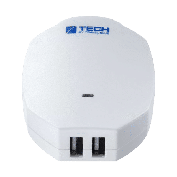 TRAVEL BLUE 2.1 Amp Dual USB Wall Charger (965, White)_1