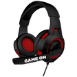 Nu Republic Dread EVO Wired Gaming Headset with Mic (50mm Dynamic Drivers, On-Ear, Red)_1