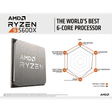 AMD Ryzen 5 Desktop Processor (6 Cores, 3.7 GHz, AMD Zen 3 Core Architecture, 5600X, Silver)_4