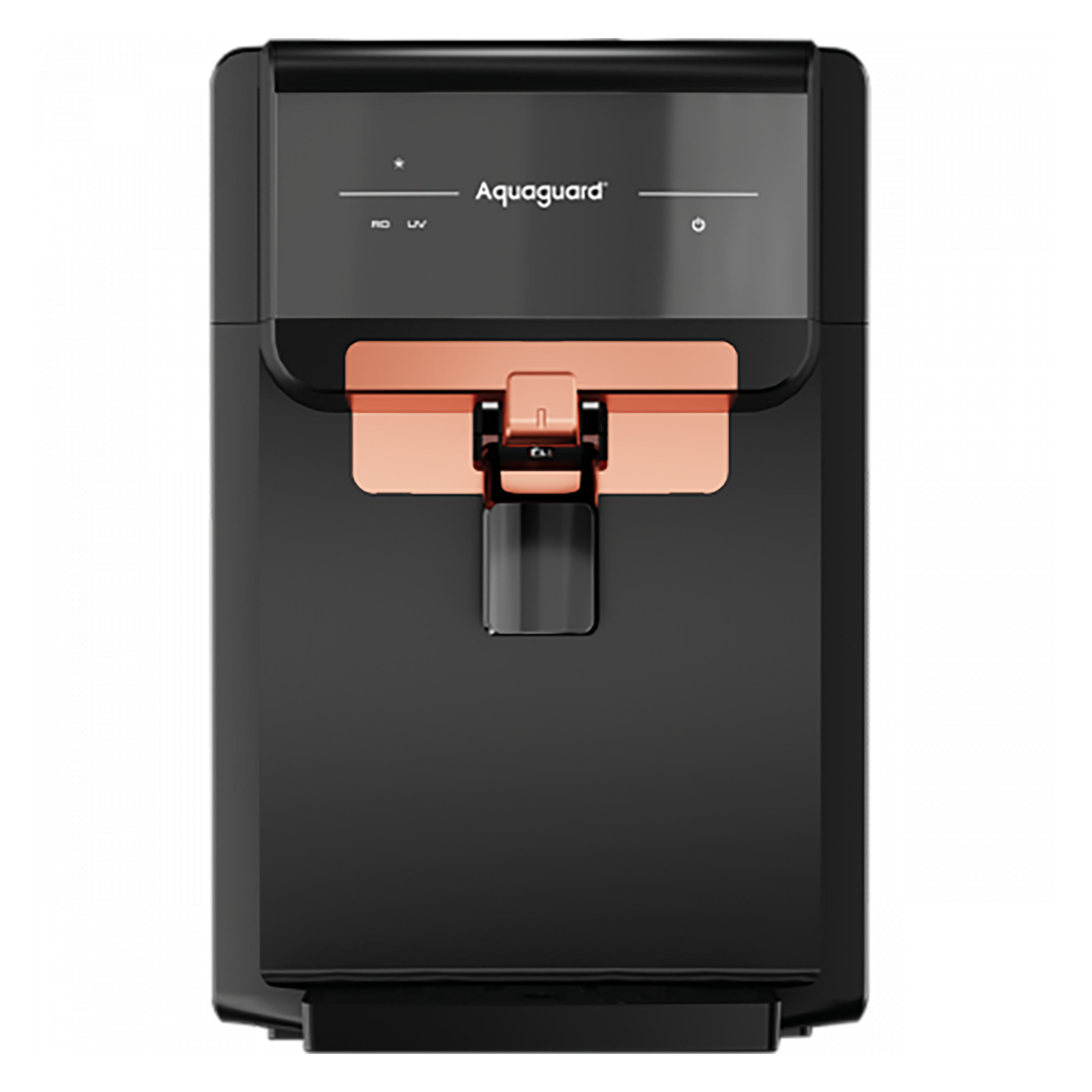 Aquaguard Eden 6L RO + UV + MTDS + SS Smart Water Purifier with Active Copper Zinc Booster Tech and 7 Stage Purification (Deep Black)