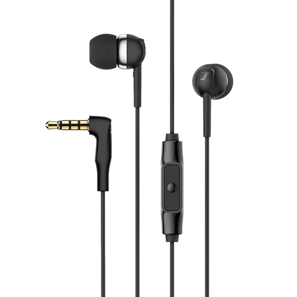SENNHEISER CX80S 508896 Wired Earphone with Mic (In Ear, Black)_1
