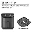 Instant Pot Vortex 3.8L 1500 Watt Essential Air Fryer with EvenCrisp Technology Uses 95% Less Oil (Black)_3