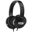 Foxin FHM-306 FOXHED0120 Wired Headphone with Mic (Over-Ear, Black)_1