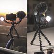 JOBY JB01645-BWW 33cm Adjustable GorillaPod for Mobile and Camera with Mic (Portable & Lightweight, Black)_4