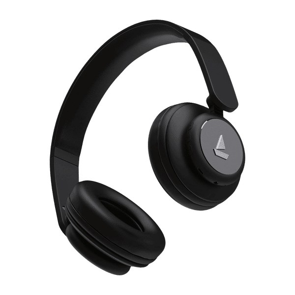 boAt Rockerz 450 Bluetooth Headphone with Mic (Dual Connectivity, On Ear, Luscious Black)_1
