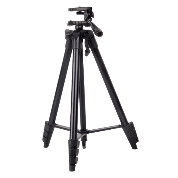 Croma 134cm Adjustable Tripod for Mobile and Camera (Axis Lock, Black)_1
