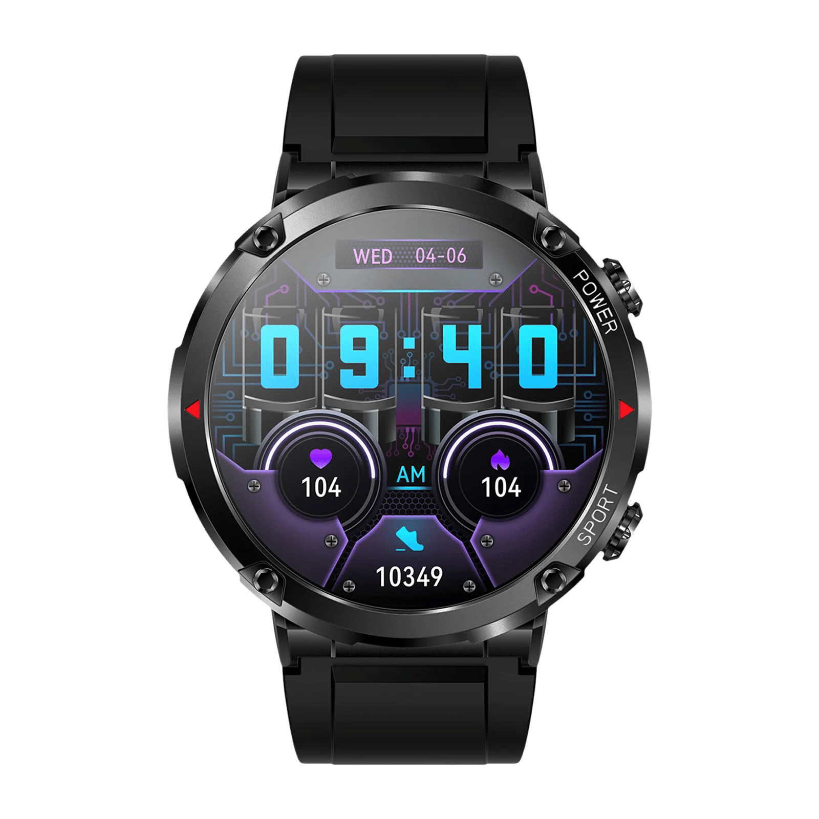 Buy Titan Talk Smartwatch with Bluetooth Calling (35.3mm AMOLED Display,  IP68 Water Resistant, Blue Strap) Online – Croma