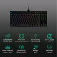 logitech G PRO Wired Gaming Keyboard with RGB Backlit Keys (GX Blue Clicky Mechanical Switches, Black)_2