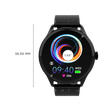 TITAN Evoke Smartwatch with Bluetooth Calling (36.32mm AMOLED Display, IP68 Water Resistant, Black Strap)_3