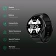 noise NoiseFit Curve Smartwatch with Bluetooth Calling (35.05mm TFT Display, IP68 Water Resistant, Jet Black Strap)_2
