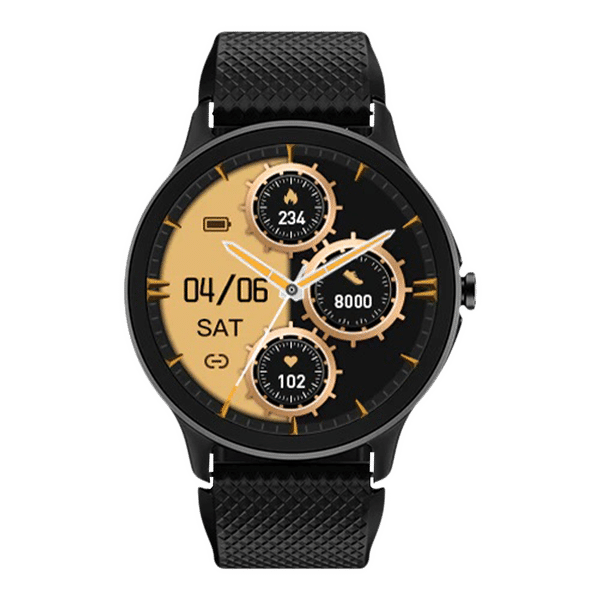 noise NoiseFit Curve Smartwatch with Bluetooth Calling (35.05mm TFT Display, IP68 Water Resistant, Jet Black Strap)_1