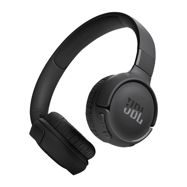 Black) (Pure JBL Bass Headphone Ear, Online On - Buy with Bluetooth Sound, Croma BT Tune 520 Mic