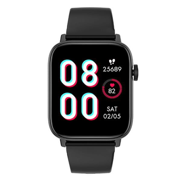 FIRE-BOLTT Hercules BSW058 Smartwatch with Bluetooth Calling (46.5mm IPS TFT Display, IP67 Water Resistant, Black Strap)_1