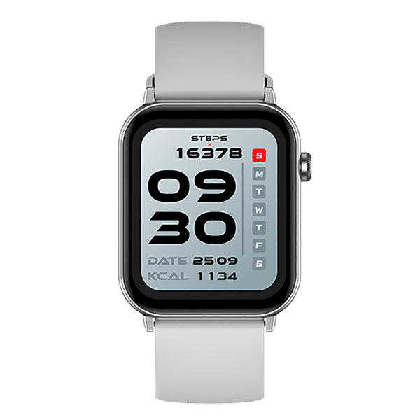 FIRE-BOLTT Ninja Fit BSW063 Smartwatch with Activity Tracker (42.9mm HD Display, IP68 Water Resistant, Grey Strap)_1