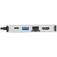 Targus USB 3.2 Type C to USB 3.2 Type C, USB 3.2 Type A, RJ45, HDMI Type A, VGA Port Docking Station (100 Watt Power Delivery, Grey)_3