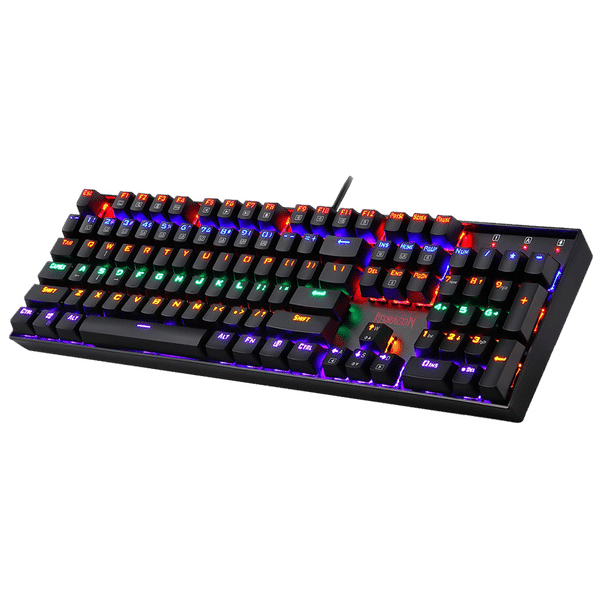 REDRAGON Vara K551 Wired Gaming Keyboard (RGB Backlight Red Switch, Black)_1