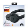 PHILIPS TAUH201BK Wired Headphone with Mic (On Ear, Black)_4