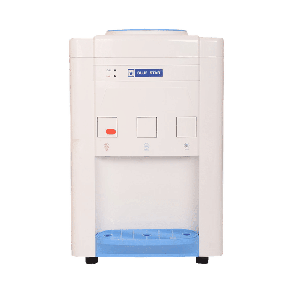 Blue Star Hot, Cold and Normal Top Load Water Dispenser with 3 Taps (White)_1