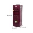 Blue Star Hot, Cold and Normal Top Load Water Dispenser with Cooling Cabinet (Maroon)_2